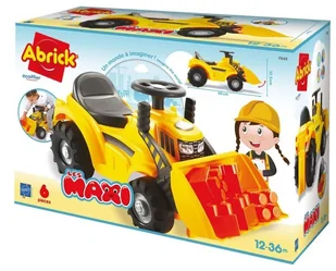 Ecoiffier Abrick Jeździk Spychacz - Jeździki dla dzieci - miniaturka - grafika 4