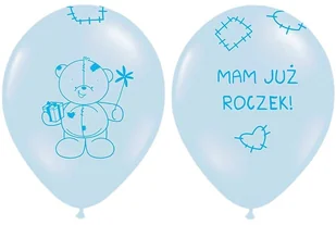 Strong Balloons Balony 14", "Mam już roczek", STRONG, Baby Blue, 6 szt SB14P-221-011-6 - Baby shower i roczek Strong Balloons Balony 14", "Mam już roczek", STRONG, Baby Blue, 6 szt SB14P-221-011-6 - Baby shower i roczek - miniaturka - grafika 5