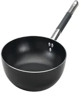 Patelnie - Pentole Agnelli pentole agnelli ALB lakier patelnia, wysokość , aluminium, dno indukcyjne o grubości 3 MM, grubość 8 MM, z okrągłym rękojeść wykonana ze stali nierdzewnej Cool, czarna, czarny, 28 cm ALSC111BSSPIC28 - miniaturka - grafika 1