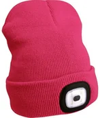 Survival - akcesoria - EXTOL EXTOL LIGHT Czapka z oświetleniem LED 4x45lm,USB, różowa, uniwersalny rozmiar 43193 - miniaturka - grafika 1