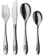 Sztućce dla dzieci - Silit Sztućce dla dzieci  zestaw 4-częściowy pezzy Crominox stal nierdzewna polerowana odpowiednia od 3 lat z motywami, zdominowanym przez 21.4521.3208 - miniaturka - grafika 1