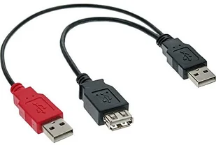 InLine Kabel USB Rozgałęźnik 2x USB-A M/F 0.2m 34510Z - Kable USB - miniaturka - grafika 2