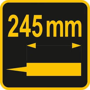 Vorel WYCISKACZ DO MAS L-245 MM 09120 ZYSKAJ RABAT 30 ZŁ 09120 - Pistolety do silikonu - miniaturka - grafika 3