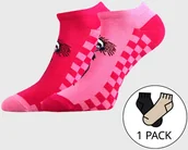 Skarpetki dla dzieci - Fuski BOMA Dziewczęce niskie skarpetki Niedoparki Żyletka - miniaturka - grafika 1