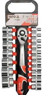 Yato zestaw kluczy 1/2 19 elem. 38681 (YT-38681) - Zestawy narzędziowe - miniaturka - grafika 2