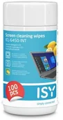 Ściereczki, gąbki, czyściki - ISY Chusteczki czyszcące do LCD ISY ICL-6450-INT - miniaturka - grafika 1