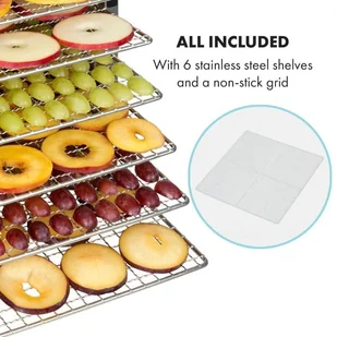 Klarstein GQ7-Flavour Dry - Suszarki do grzybów, owoców i warzyw - miniaturka - grafika 5