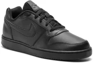 Buty sportowe męskie - Nike Ebernon Low AQ1775 003 czarny - miniaturka - grafika 1