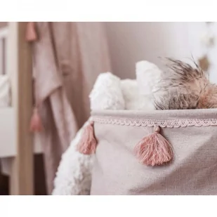 JaBaDaBaDo Kosz na zabawki różowy - Wyposażenie pokoiku dziecięcego - miniaturka - grafika 3