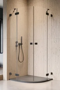 Radaway ESSENZA PRO BLACK PDD 80x100 transparentna 10095080-54-01L/10095100-54-01R 10095080-54-01L/10095100-54-01R - Kabiny prysznicowe Radaway ESSENZA PRO BLACK PDD 80x100 transparentna 10095080-54-01L/10095100-54-01R 10095080-54-01L/10095100-54-01R - Kabiny prysznicowe - miniaturka - grafika 1