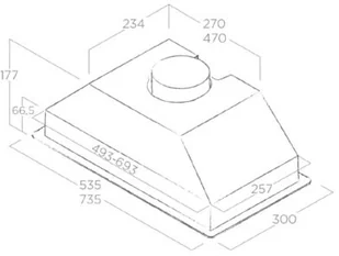 Elica ERA C IX/A/52 - Okapy kuchenne - miniaturka - grafika 2