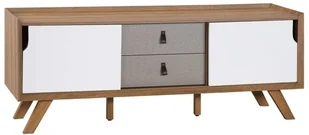 Beliani Szafka RTV jasne drewno ACTON - Szafki RTV - miniaturka - grafika 5