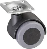 Meble modułowe i akcesoria - Metafranc Podwójna rolka z Meister    38 X 38 MM blat TPR-koła miękka powierzchnia toczna  łożyska ślizgowe | kółko meblowe rolka transportowa | | kontener Rolle | parkiet - miniaturka - grafika 1