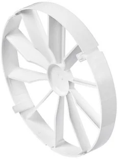 Zawór zwrotny wentylatora fi 125 biały ZZ125 - Akcesoria do wentylacji i klimatyzacji - miniaturka - grafika 2