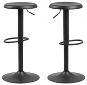 Taborety i hokery - Actona Hoker Finch czarny 85466 - miniaturka - grafika 1