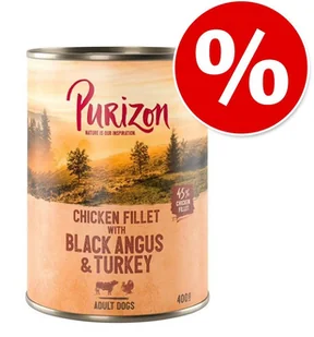 Purizon 50% taniej! Purizon Adult 400 g Wołowina Black-Angus i indyk z batatami i żurawiną - Mokra karma dla psów - miniaturka - grafika 2