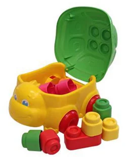 Clementoni CLEMMY KOSZYK ŻÓŁWIK CLE14883 - Klocki - miniaturka - grafika 4