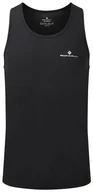 Koszulki sportowe męskie - RONHILL RONHILL Koszulka biegowa męska bez rękawów CORE VEST czarna - miniaturka - grafika 1
