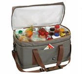 Akcesoria turystyczne - Cilio Torba Mare kosz piknikowy 25L szary - miniaturka - grafika 1