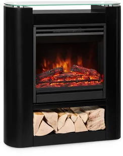 Klarstein Klarstein Studio 5 Arc kominek  elektryczny 1800 W płomienie LED grzejnik elektryczny/wentylator pilot FP6-Studio5ArcSmartB - Kominki elektryczne - miniaturka - grafika 7