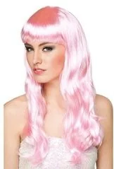 Boland peruka ściska, jeden rozmiar, jasnoróżowy - Dodatki do strojów karnawałowych - miniaturka - grafika 3