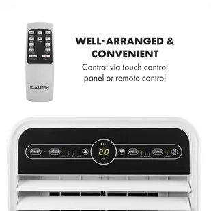 Klarstein Metrobreeze new York 7k, klimatyzator mobilny, 2,05kW, 7000BTU, klasa A, biały DXJ2- MetrobreezeWH - Klimatyzatory - miniaturka - grafika 5