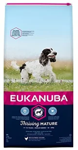 Eukanuba Mature&Senior 7+ Medium Breed Chicken 15 kg - Sucha karma dla psów Eukanuba Mature&Senior 7+ Medium Breed Chicken 15 kg - Sucha karma dla psów - miniaturka - grafika 4