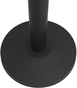 vidaXL Słupki odgradzające z taśmą, stal, czarne vidaXL - Zabezpieczenia dla dzieci - miniaturka - grafika 4