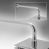 Akcesoria do armatury i ceramiki - Ścienne Ramię Do Deszczownicy 38 CM Okrągłe - miniaturka - grafika 1