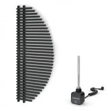 WARMTEC Grzejnik łazienkowy elektryczny 50x125 cm CIRCULO Warmtec antracyt/czarny CIRCULO-500X1250-A-EL - Grzejniki łazienkowe WARMTEC Grzejnik łazienkowy elektryczny 50x125 cm CIRCULO Warmtec antracyt/czarny CIRCULO-500X1250-A-EL - Grzejniki łazienkowe - miniaturka - grafika 1