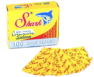 Sally Hansen 100 Shark Super Stainless Straight Edge Barber Razor blade for Professional Barber Razor's 100B - Pozostałe kosmetyki - miniaturka - grafika 3