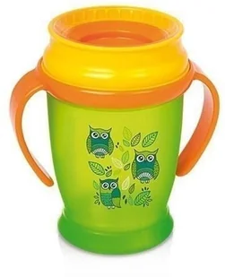 Lovi Kubek niekapek INDIAN SUMMER 360° 12m+ 250ML  lis : Kolor - Różowy - Kubki dla dzieci - miniaturka - grafika 4