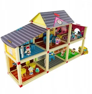 Eurobaby ZABAWKI SZKOŁA - DOMEK DLA LALEK EBZ18H1271 - Domki dla lalek - miniaturka - grafika 3