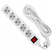 Przedłużacze i rozgałęźniki - HBF 5 Gniazd 3M Listwa Zasilająca z/u Wył - miniaturka - grafika 1
