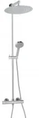 Zestawy prysznicowe - Ferro TREVI Deszczownia natryskowa z baterią termostatyczną chrom NP75-TRV7U NP75-TRV7U - miniaturka - grafika 1