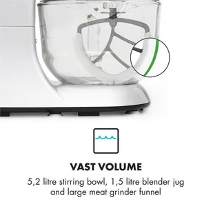 Klarstein Lucia Argentea 2G (TK2-LuciaArgentea 2G) - Roboty kuchenne - miniaturka - grafika 5