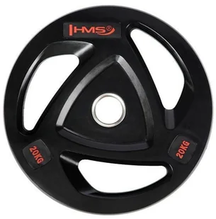 HMS Talerz olimpijski ogumowany czarny TOX20 HMS 20 kg 17-61-095 - Obciążenia HMS Talerz olimpijski ogumowany czarny TOX20 HMS 20 kg 17-61-095 - Obciążenia - miniaturka - grafika 1