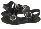 Sandały damskie - Fly London Sandały Masa Bridle Black P144757000 (FL345-b) - miniaturka - grafika 1
