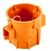 Puszki elektryczne i akcesoria - Puszka Podtynk Pomarańczowa Głęboka Łączona 10SZT - miniaturka - grafika 1