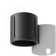 Lampy ścienne - Sollux Lighting Lampa ścienna Topa up/down, czarny korpus - miniaturka - grafika 1