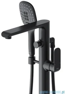 Omnires Sacramento bateria wannowa wolnostojąca czarny mat SC2333XBL - Baterie wannowe i prysznicowe - miniaturka - grafika 3