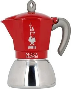 Bialetti New Moka Induction 2tz Czerwona 0006942 - Zaparzacze i kawiarki - miniaturka - grafika 2
