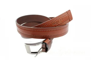 Rovicky (PL) Pasek Skórzany Męski ROVICKY (PL) KASZTANOWY 40 mm Skóra Licowa Extra - Paski - miniaturka - grafika 2