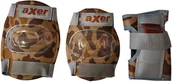 Ochraniacze - AXER Sport Sport, Zestaw ochraniaczy, Moro Brown, rozmiar L (A0536-L MORO BROWN) - miniaturka - grafika 1
