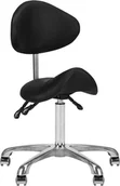 Krzesła i taborety kosmetyczne - TABORET KOSMETYCZNY 1004 GIOVANNI CZARNY 141630 - miniaturka - grafika 1
