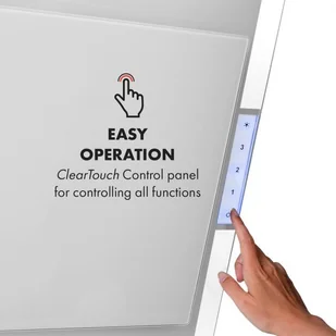 Klarstein Mirage 60 Biały (CGCH3-Mirage60-WH) - Okapy kuchenne - miniaturka - grafika 8