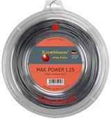 Tenis ziemny - Kirschbaum naciąg rolka Max Power, antracyt, 200 m, 0105260218100006 MP125-1,2 mm - miniaturka - grafika 1