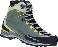 Buty trekkingowe damskie - La Sportiva Trango Tech Leather GTX Shoes Women, szary/zielony EU 37,5 2021 Buty górskie 21T909715-37.5 - miniaturka - grafika 1