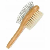 Szczotki i furminatory - Trixie Trixie Szczotka Bambusowa Dwustronna 5x19cm 23020_20211104084421 - miniaturka - grafika 1