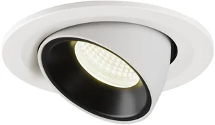 Spotline SLV NUMINOS GIMBLE S oprawa sufitowa wpuszczana biała/czarna 2700 K 40° 1005879) SLV 1005879 - Oprawy, klosze i abażury - miniaturka - grafika 2